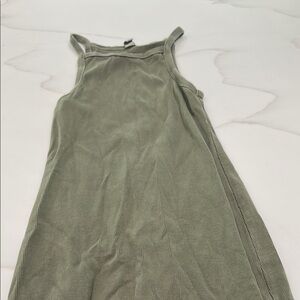 Old Navy Green Sleeveless Spaghetti Strap Sundress